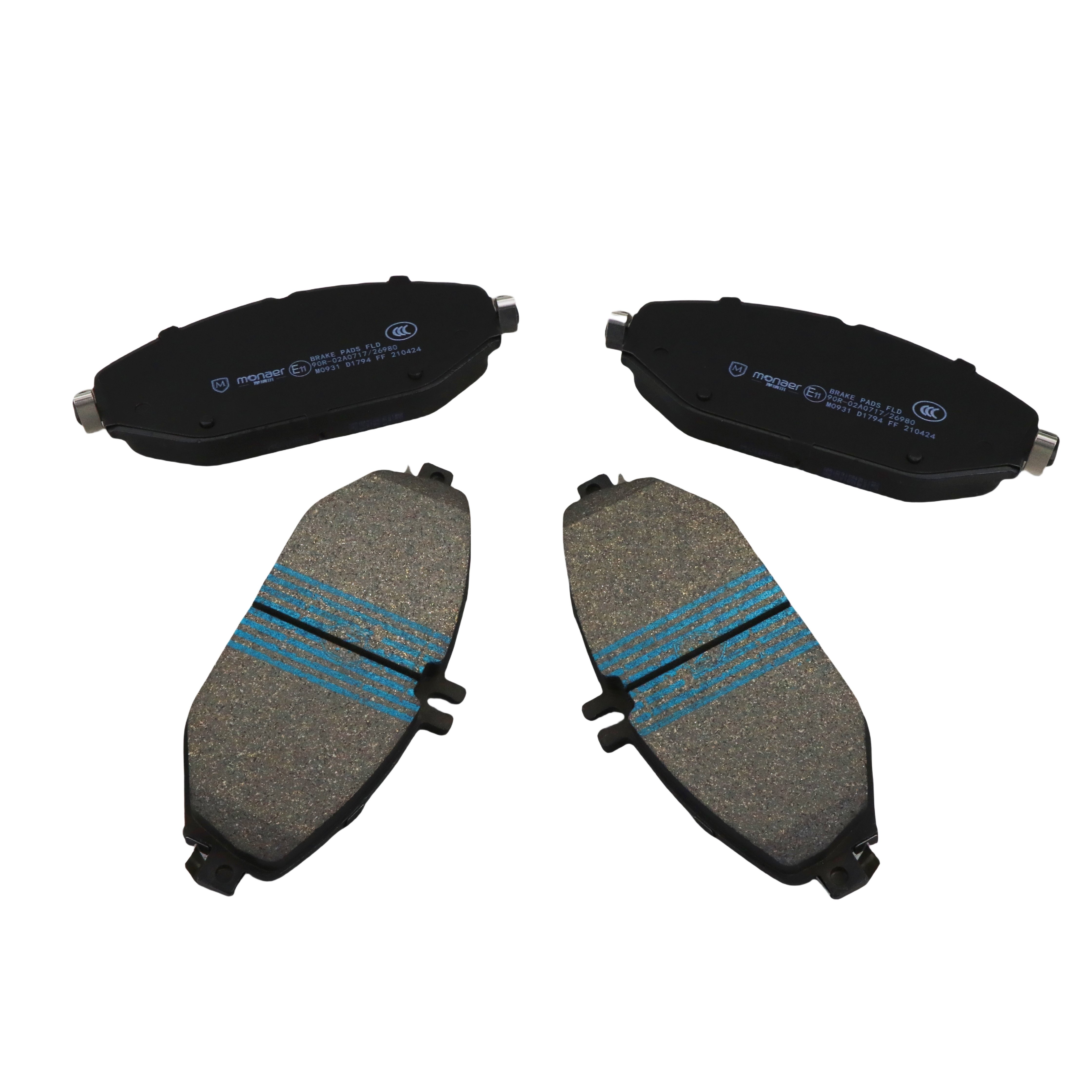 D1794 Monaer High End Ceramic Brake Pads Manufacturer Factory Price No Sound No Dust Factory Price