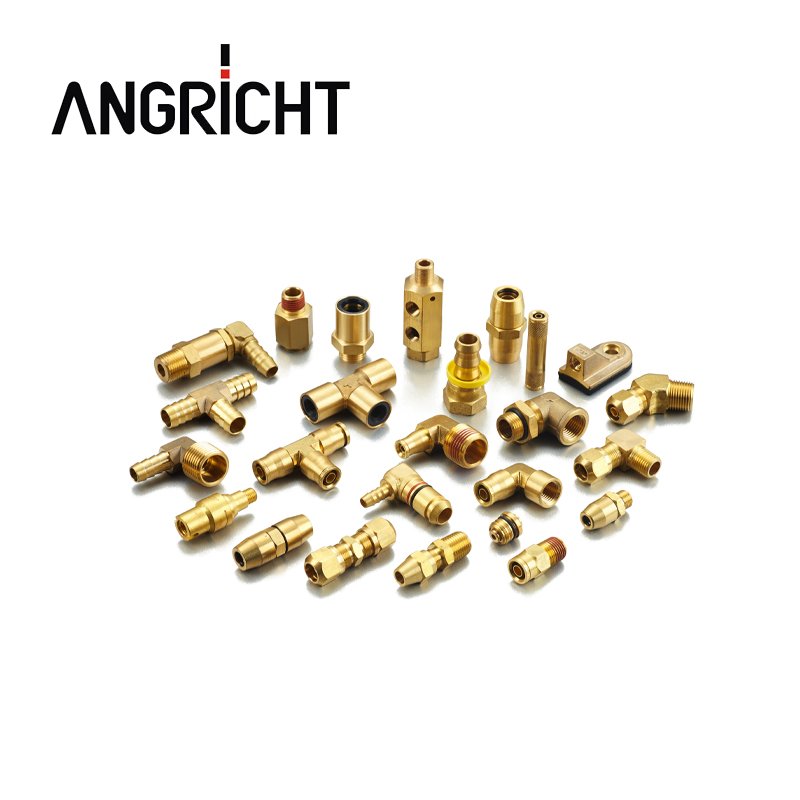 Brass Dot air Brake Hose Fittings Dot Push in Fittings