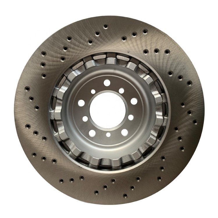 E82 E90 E92 M-Series for BMW 1M M3 FRONT LEFT RIGHT DRILLED BRAKE DISCS PAIR 34112283801 34112283802