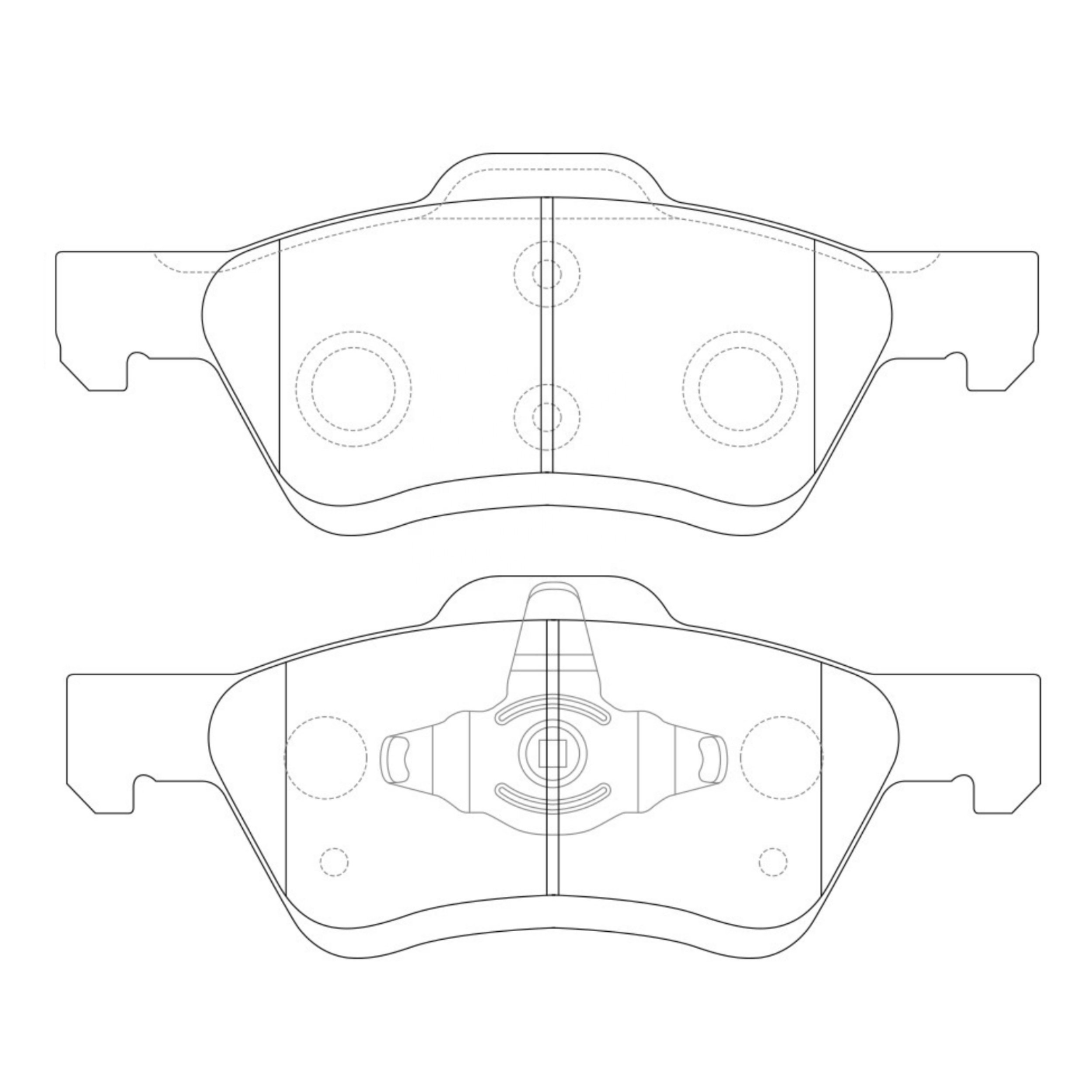 High Performance Factory Auto Parts Brake Pads (Pastillas De Freno) OEM Disc D1047/wva 24438 Is Front Axle Brake for FORD/Mazda