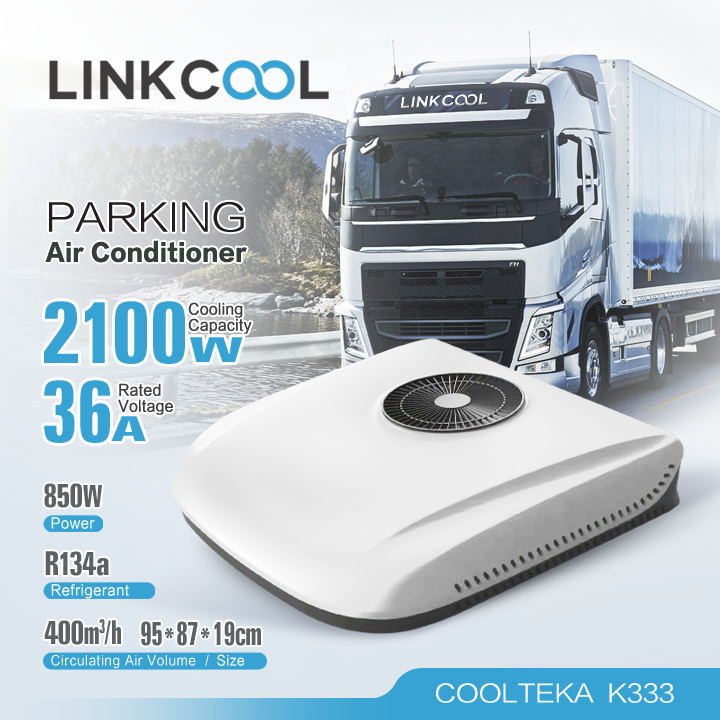 12V 24V Auto Parking Cooler Roof-Mounted RV Trucks Trailer Motorhome Air Conditioner Cooling Large Motorhomes