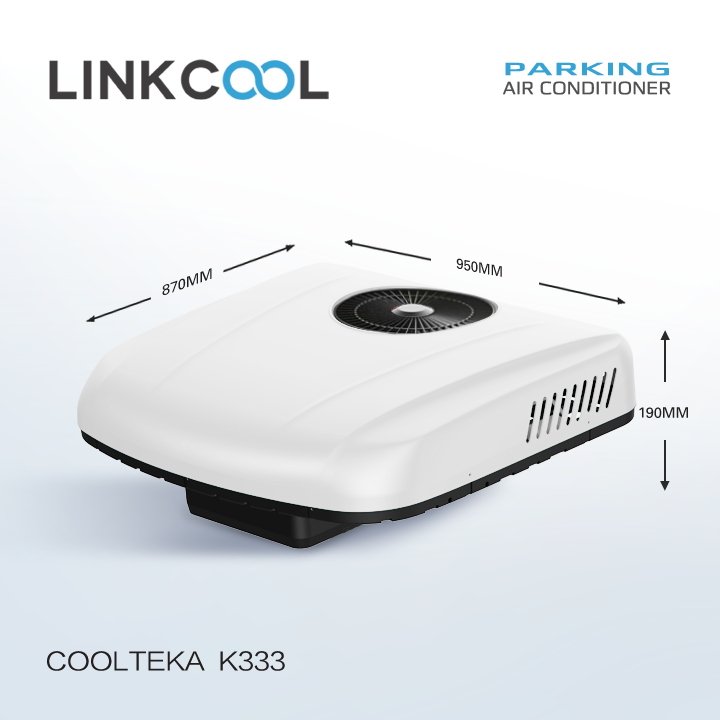 12V 24V Auto Parking Cooler Roof-Mounted RV Trucks Trailer Motorhome Air Conditioner Cooling Large Motorhomes
