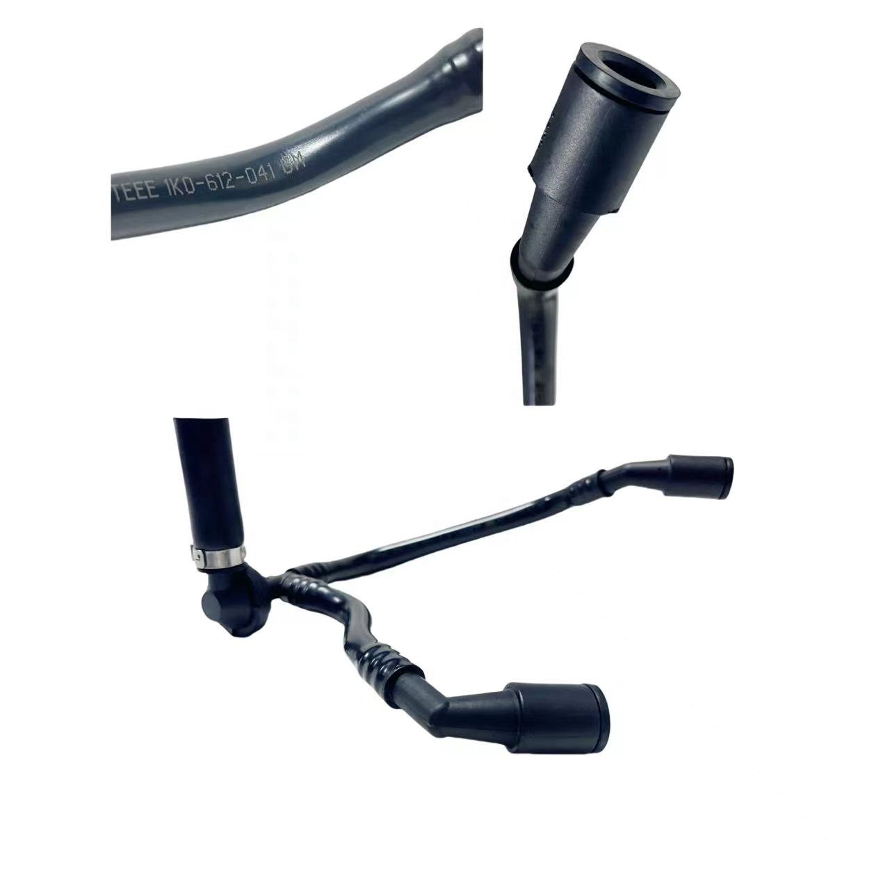 For OEM 1K0 612 041GM 1K0612041GM Vacuum Hose with Check Valve Brake Vacuum Booster Hose for Jetta Golf Audi A3 TT Seat