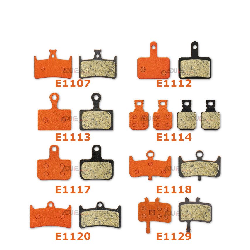 Durable Semi-Metallic Brake Pads for MTB & Gravel Bikes High Performance for Off-Road