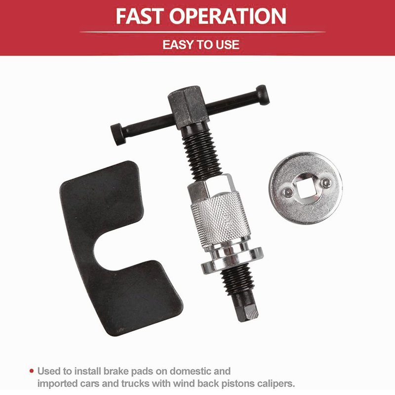Universal Brake Caliper Piston Rewind Separator Wind Back Hand Tool Set Brake Caliper Repair Kit
