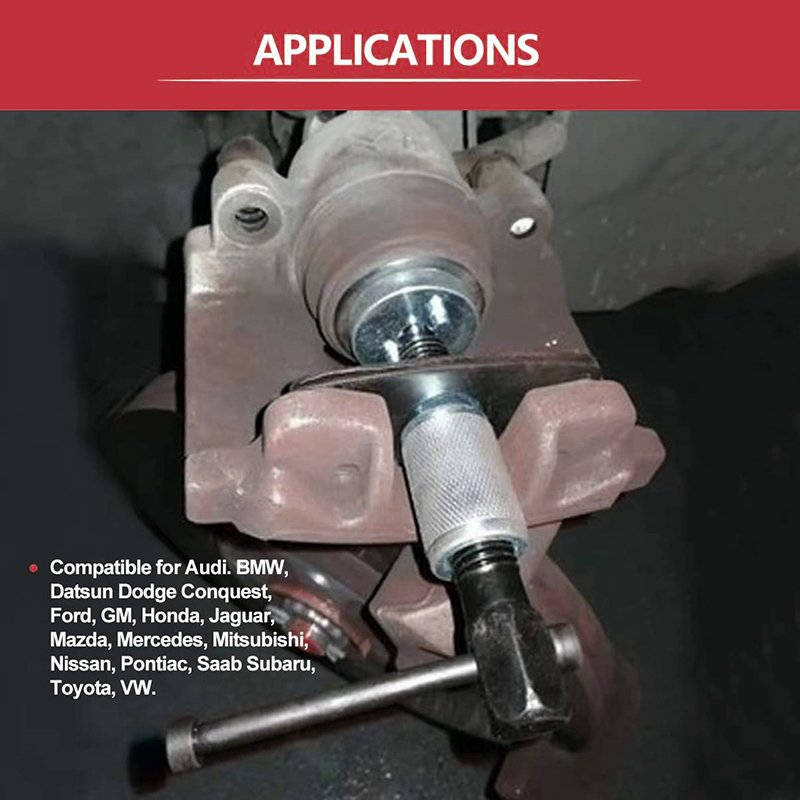 Universal Brake Caliper Piston Rewind Separator Wind Back Hand Tool Set Brake Caliper Repair Kit