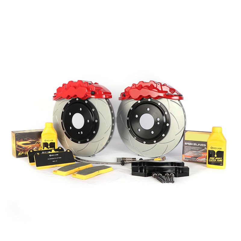 Top Quality 6 Pistons Big Brake Kits 8520 Brake Caliper Disc Rotors Slot Line Pads for bmw M3 M4 M5