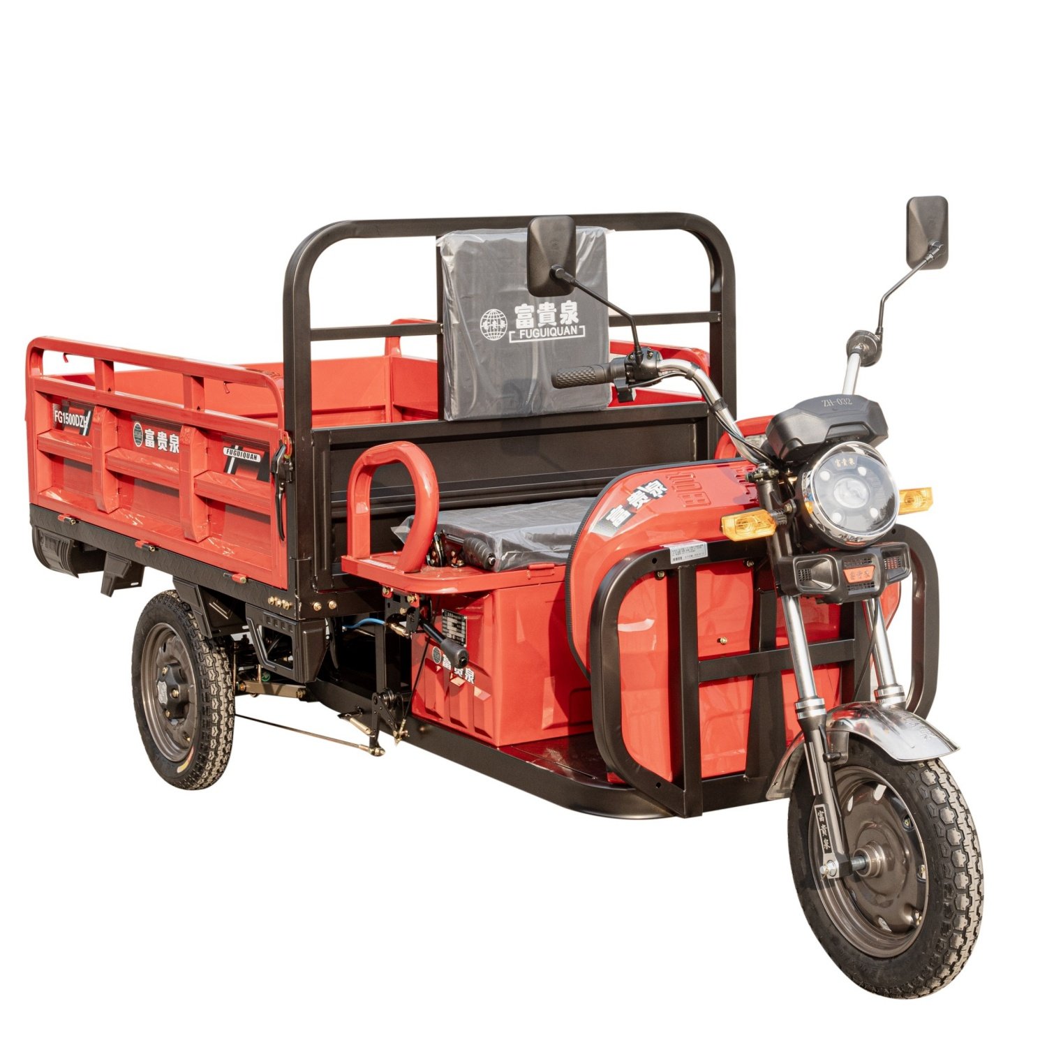 1000W Cheap Hot Selling Two-Seater Electric Scooter Gasoline Adult Electric Tricycle for Heavy Load Cargo