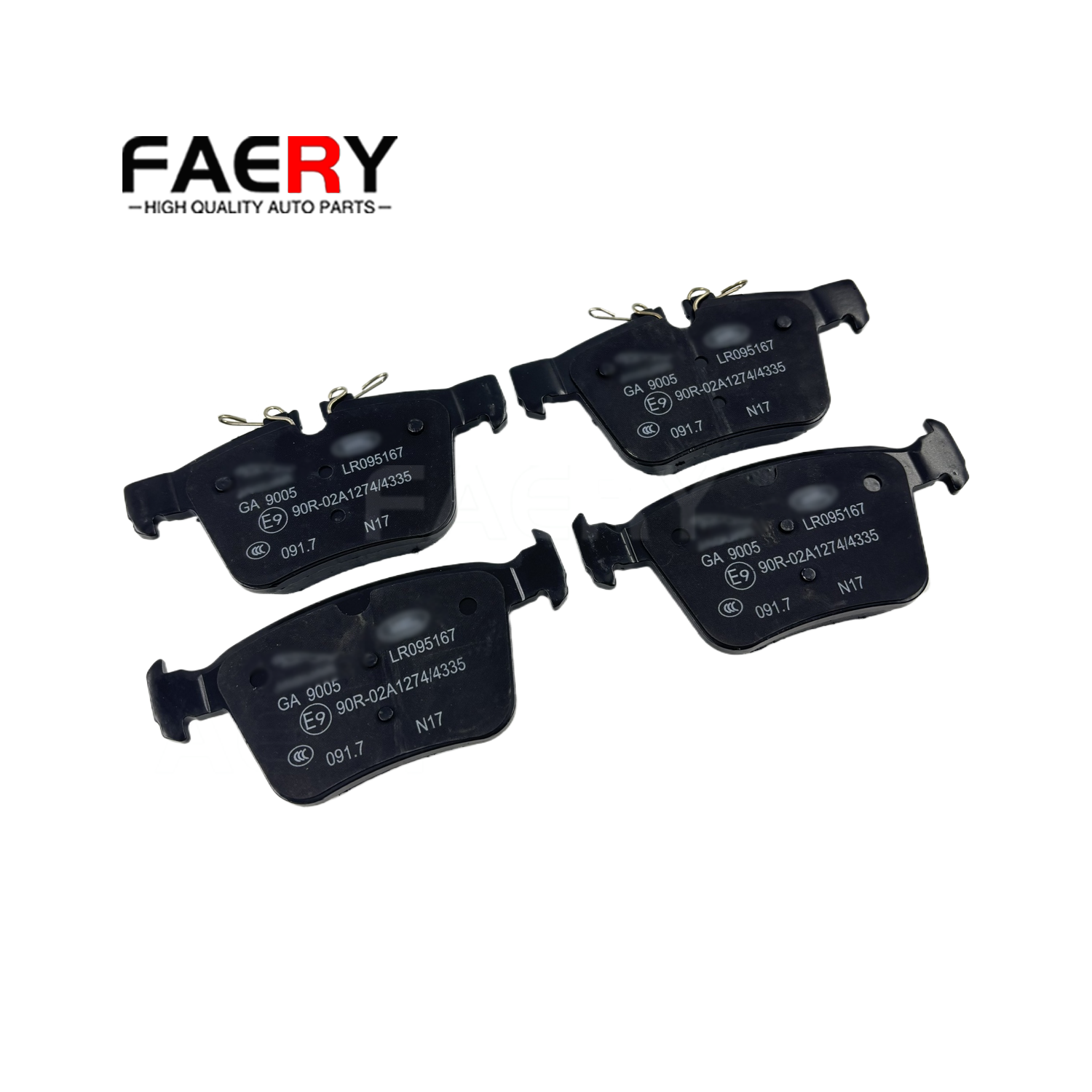 FAERY Auto Brake Systems New Arrival Brake Pad LR095295 LR160458 LR090707 for Range Rover Evoque Velar Discovery