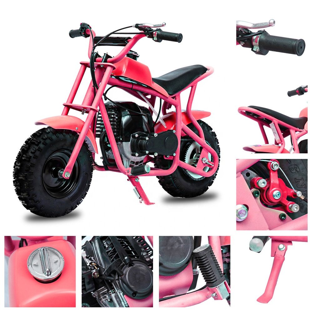 Wholesale Price Classic Quality Assurance Smart Single Cylinder pink 49cc Mini Bike