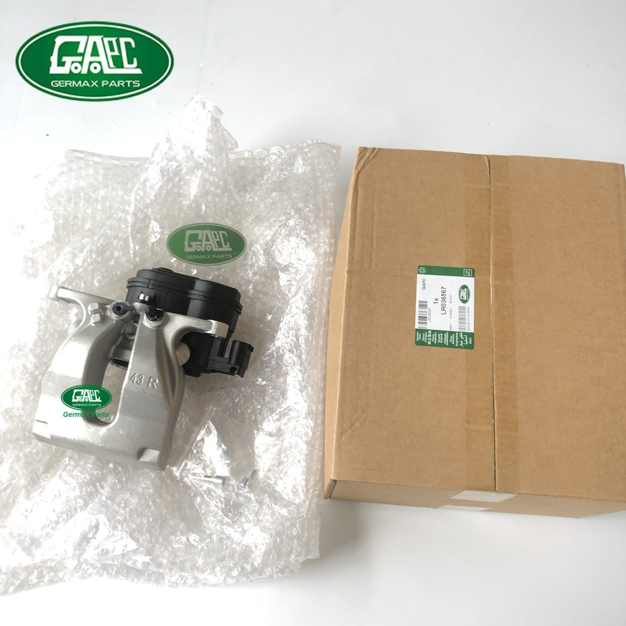 LR036567 LR036573B Right Brake Caliper with Motor GL3757 for Range Rover Vogue 2013-2017 Range Rover Sport 2014-2017