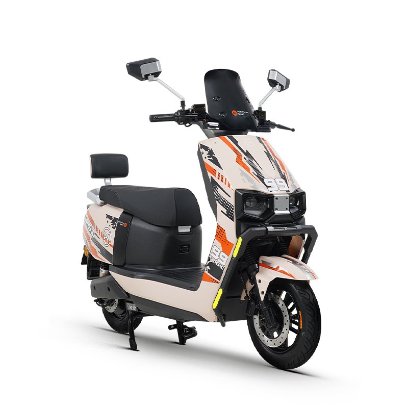 LVNENG Factory Manufactured Haofeng Self-designed Scooter Adult Fashion Electric Moped Motorcycle with App Bluetooth EEC COC