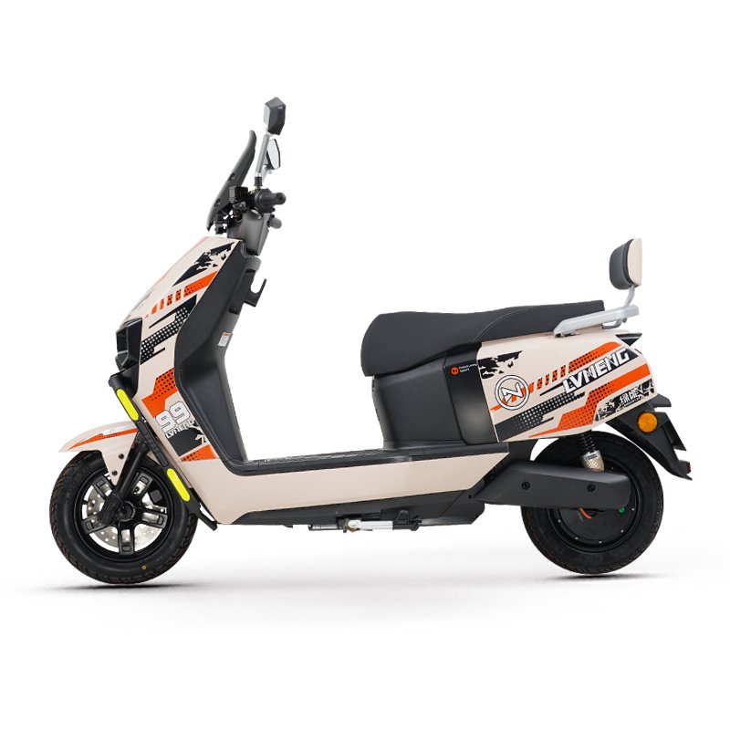 LVNENG Factory Manufactured Haofeng Self-designed Scooter Adult Fashion Electric Moped Motorcycle with App Bluetooth EEC COC