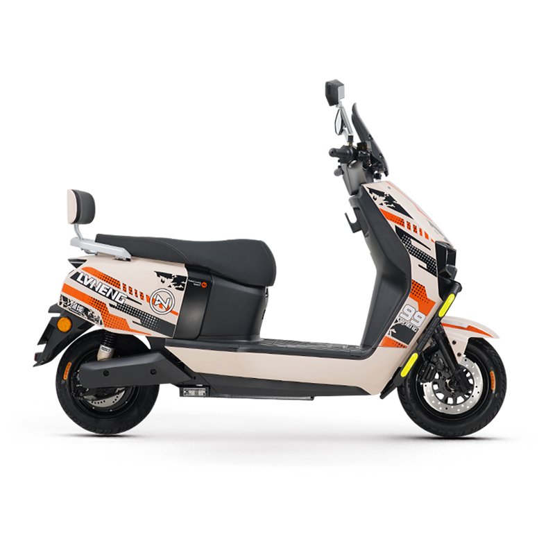 LVNENG Factory Manufactured Haofeng Self-designed Scooter Adult Fashion Electric Moped Motorcycle with App Bluetooth EEC COC