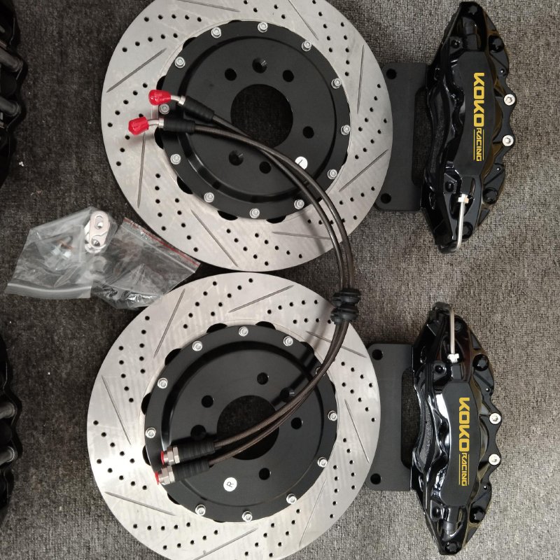 Auto Brake Caliper 9040 6 Pot Brake Disc Rotors Pads Line for Mercedes - Benz W220 W221 W204 W205