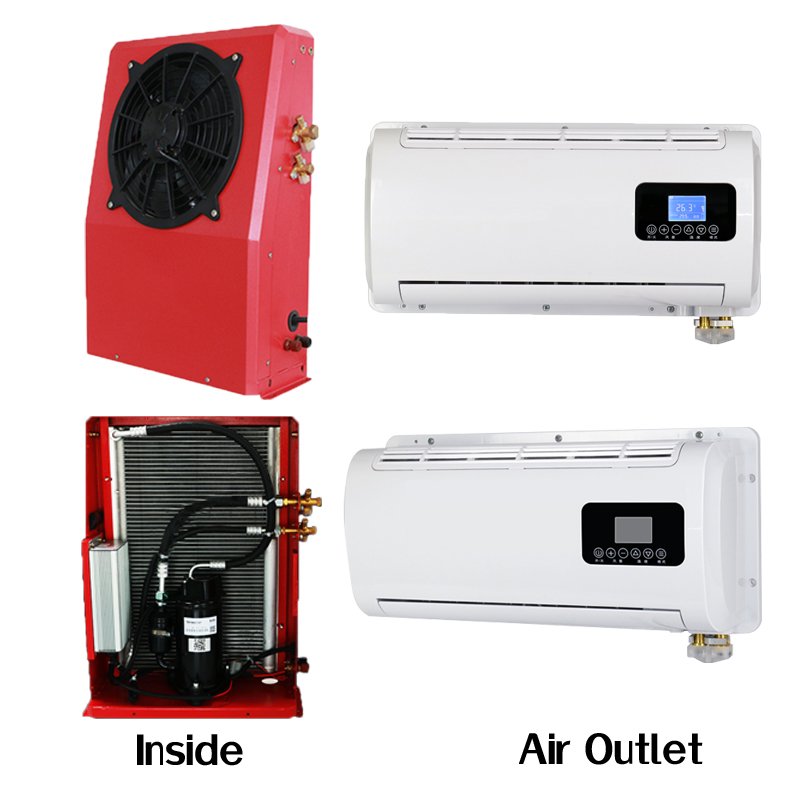 12V Auto Air Conditioning Eco-Friendly Portable Universal Truck 24v Electric Car Air Conditioner Car Vehicle Air Conditioner