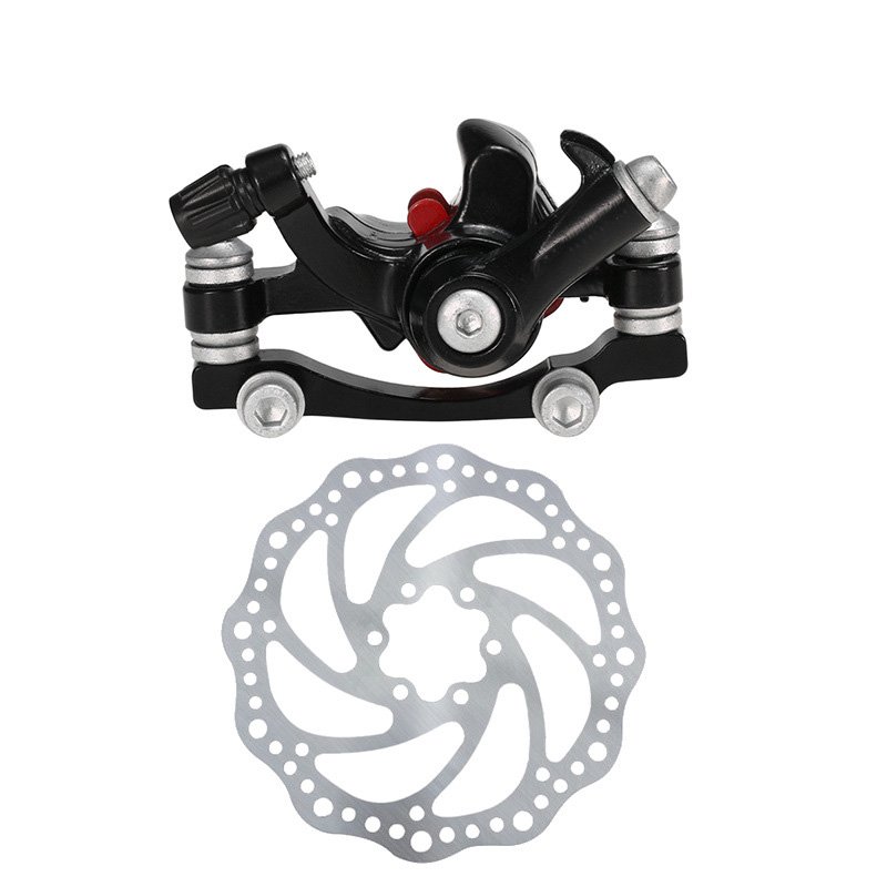 Front Rear Disc Brakes Mountain Bike Road Mtb Bicycle Cycle Mechanical Caliper Disc Brakes Cycling Double Brake Set