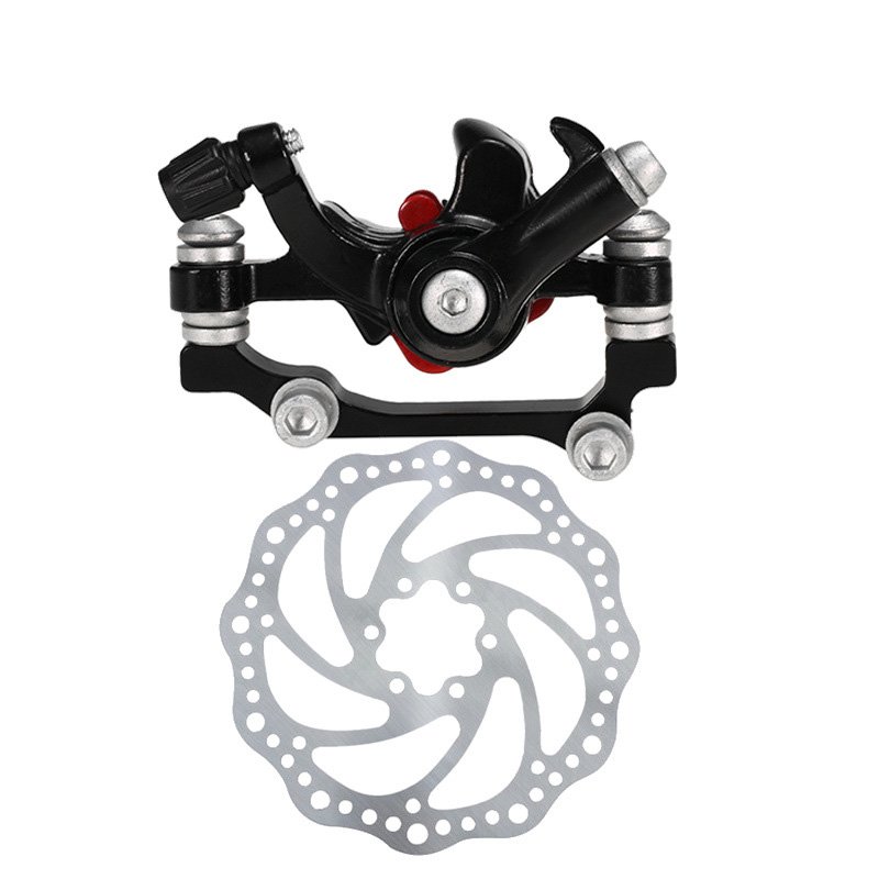 Front Rear Disc Brakes Mountain Bike Road Mtb Bicycle Cycle Mechanical Caliper Disc Brakes Cycling Double Brake Set