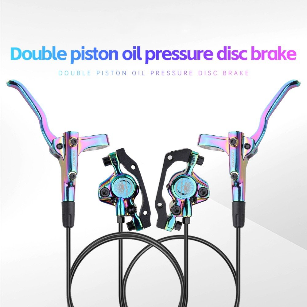 MT200 Bike Hydraulic Disc Brake MTB Brake BL BR 800/1600mm Bicycle Brake 2 Piston 3 Finger Steel Lever Bike Parts Upgrade