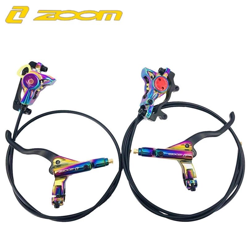 ZOOM Colorful Oil Brake Hydraulic Line Pull Disc Brake Mountain Bike Bicycle Hydraulic Brake Accessories
