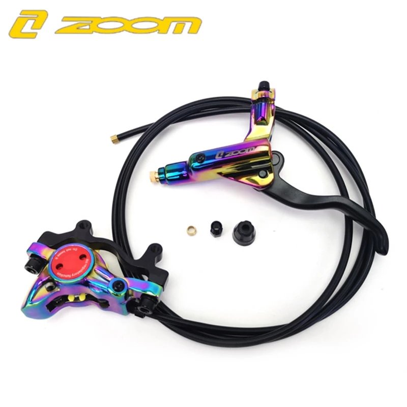 ZOOM Colorful Oil Brake Hydraulic Line Pull Disc Brake Mountain Bike Bicycle Hydraulic Brake Accessories