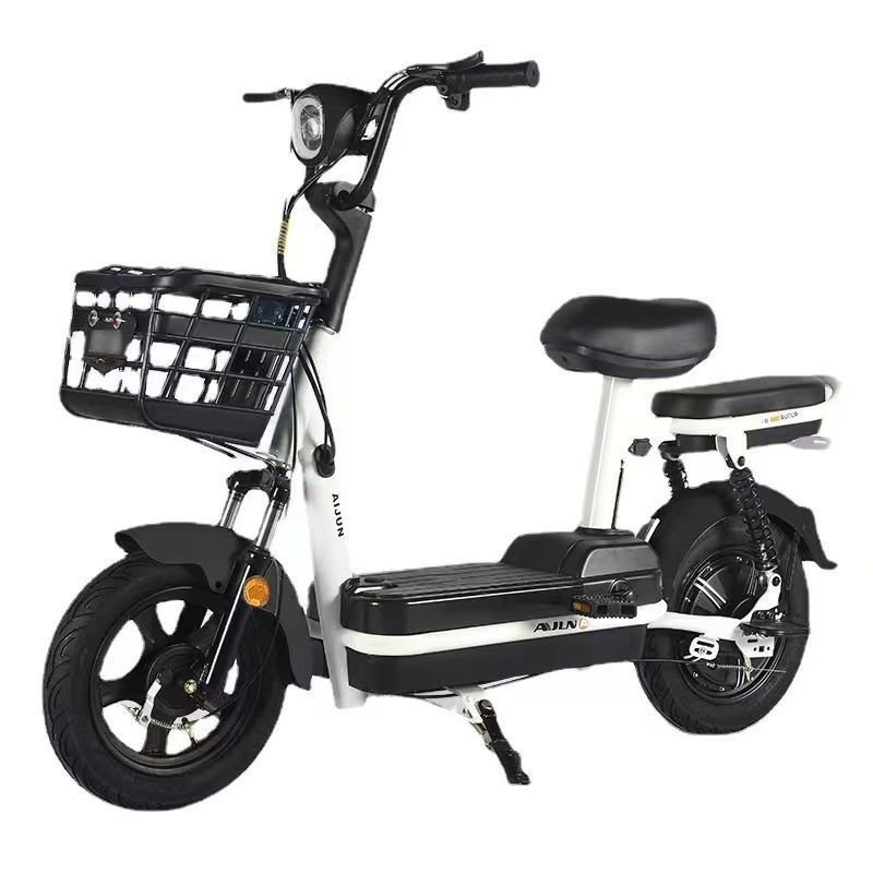 LCD Display 48V 12AH 350W Electric City Bicycle Integrated Battery Urban Commuting Moped Scooter for Adults