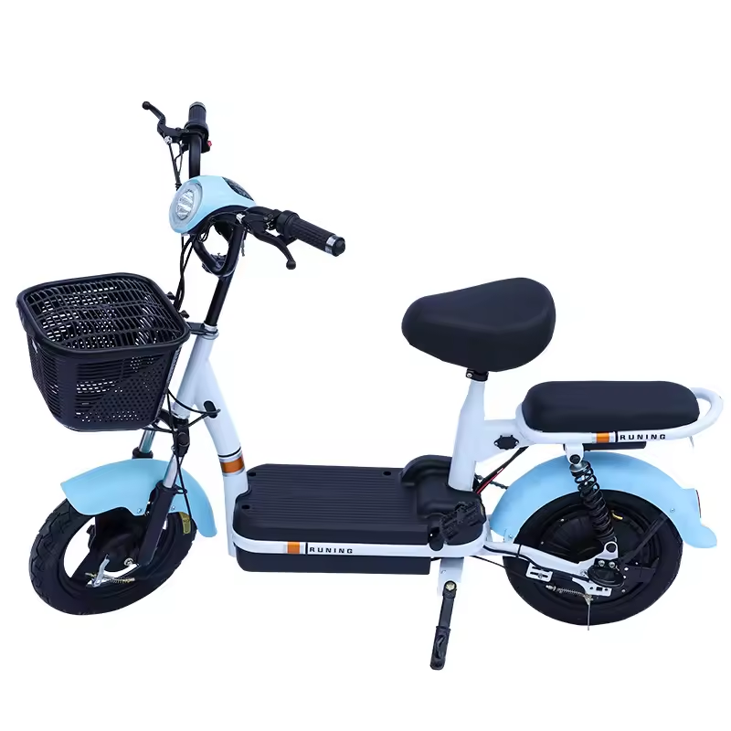 LCD Display 48V 12AH 350W Electric City Bicycle Integrated Battery Urban Commuting Moped Scooter for Adults