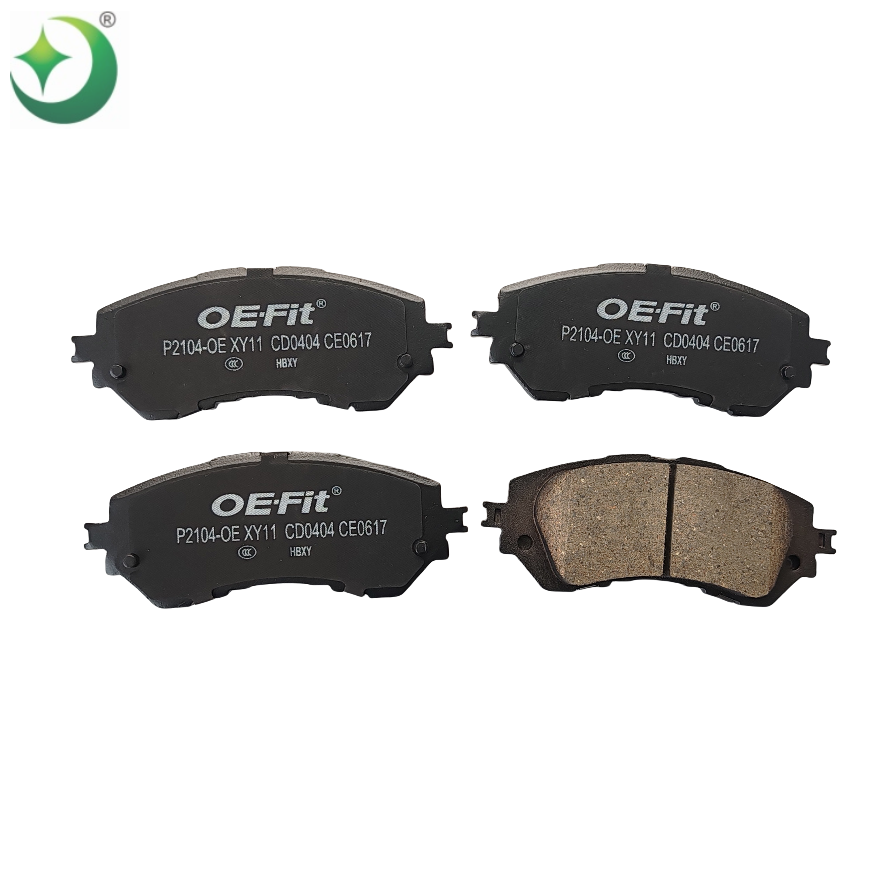 D1950-9175 04465-0D150 High Quality Low Metal Front Ceramic Spare Parts Accessories Auto Brake Pads on Sale for TOYOTA