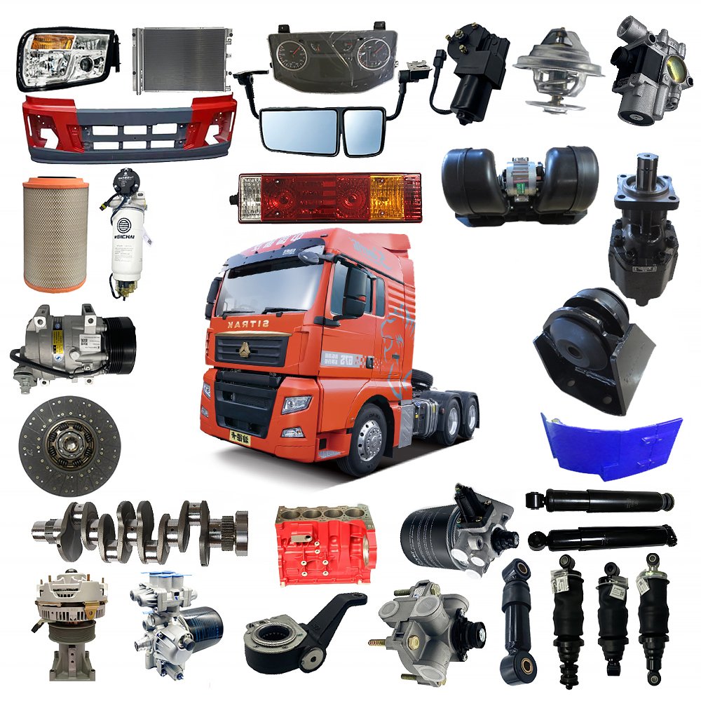 Heavy Duty Truck Filter Bull Bar Drain Valve Diesel Engine Assembly Balance Rod Bush Truck Brake Shoes