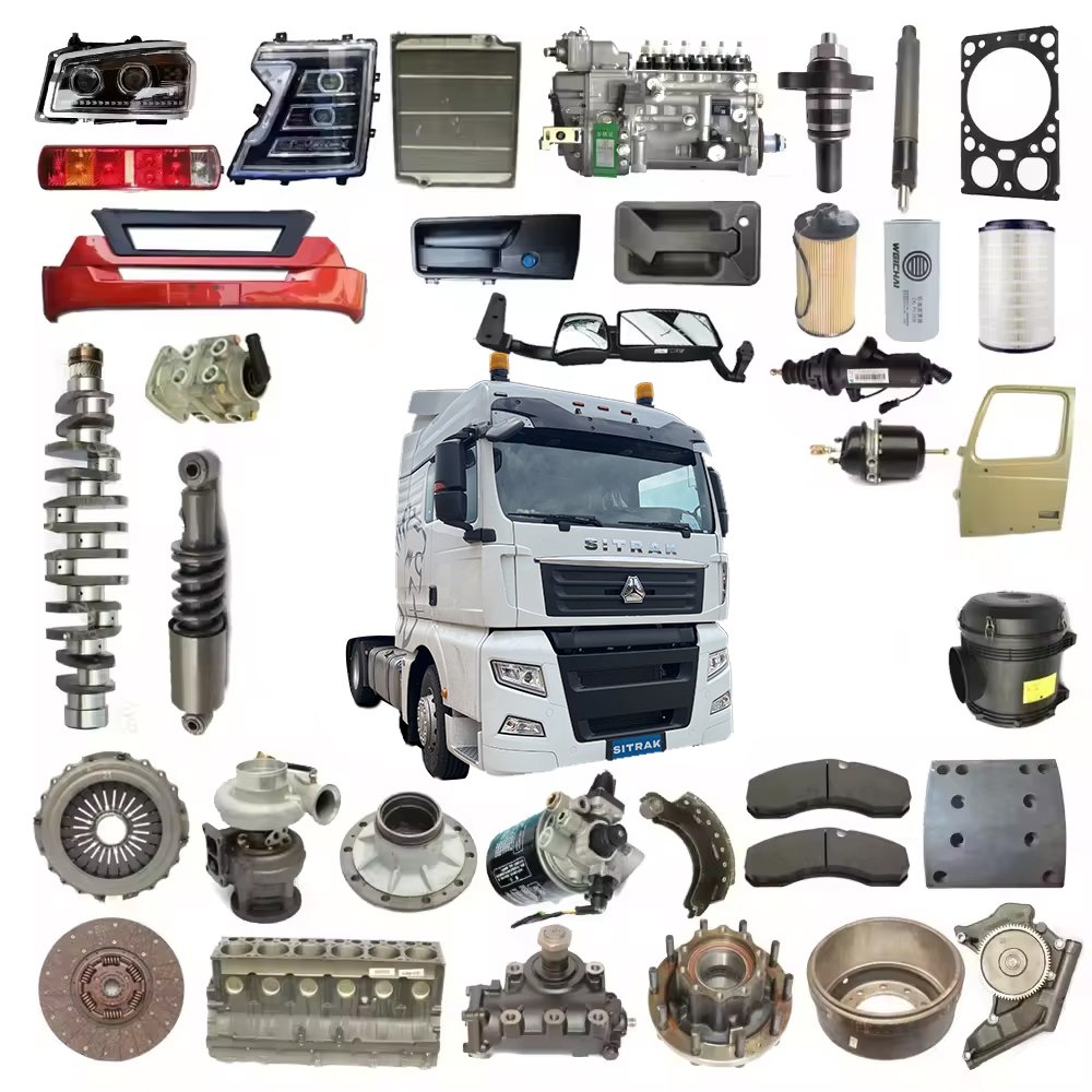 Heavy Duty Truck Filter Bull Bar Drain Valve Diesel Engine Assembly Balance Rod Bush Truck Brake Shoes