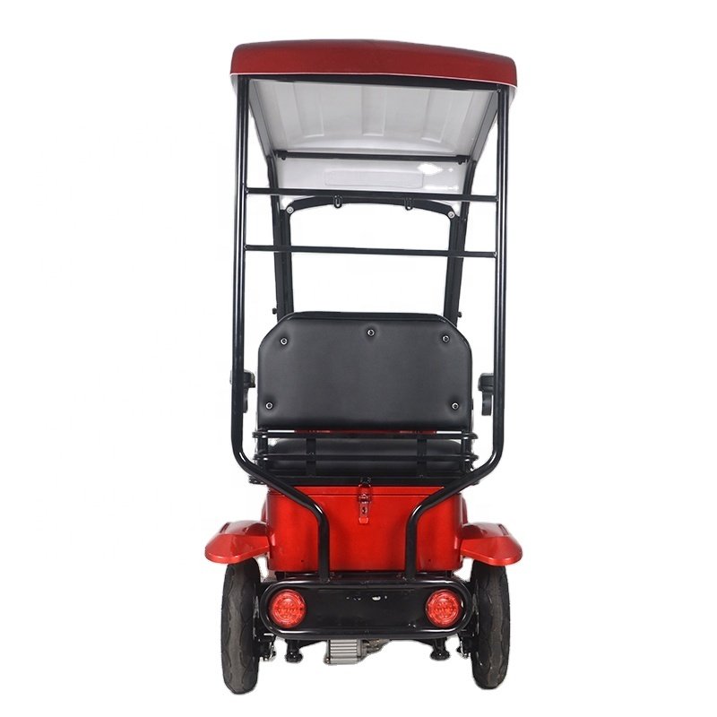 High Quality 4 Wheel Scooter Ec Approved Scooter With Roof Four Wheel Electric Bike for Adults