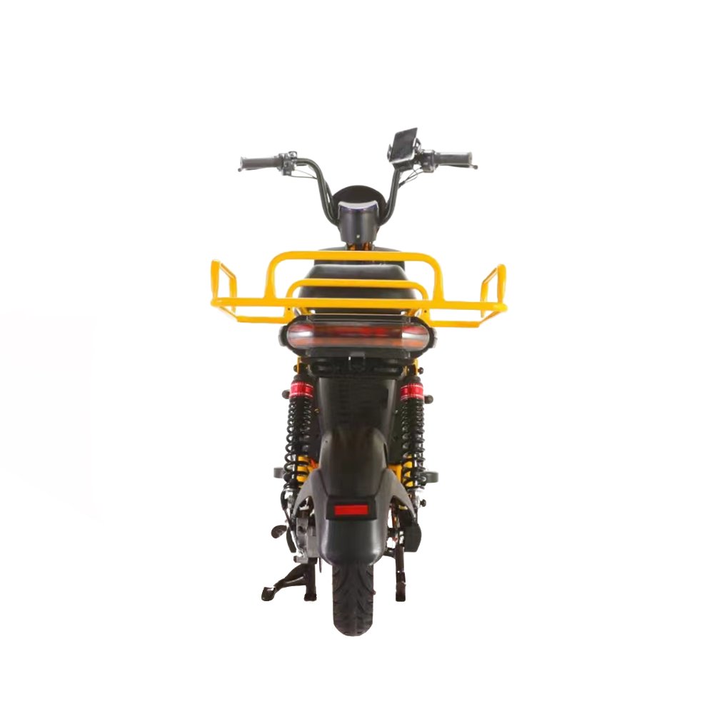 Food Delivery 12 Inch Electric Scooter Adult 48V 800W Lithium Battery Cargo Bike Front Disc and Rear Drum Brake Electric Bicycle