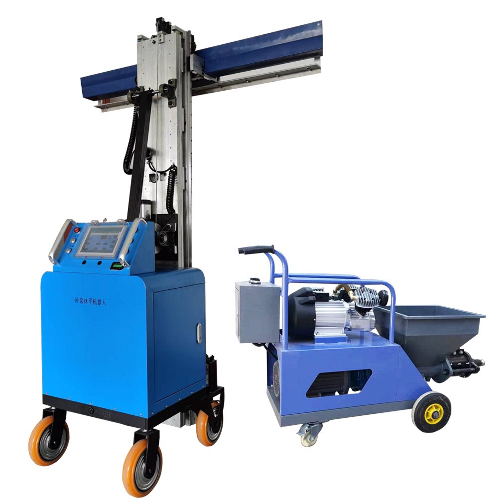 Free Shipping Electric Wall Concrete Mortar Spraying Pumping Spray Plaster Rendering Machine Cement Mortar Plastering Machine