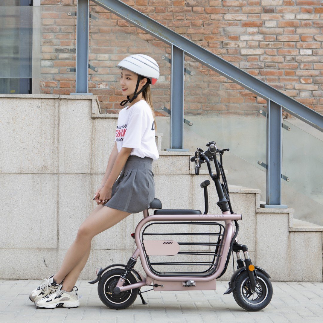 With Child Seat Foldable 48V 20Ah 400W Folding Fat Tire Adult Electric Bike Ebike Electric City Bicycle Electric Scooter