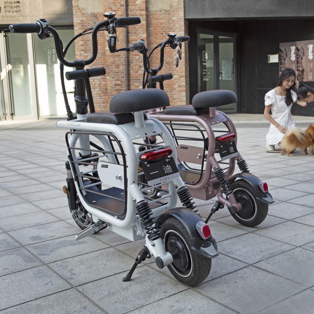 With Child Seat Foldable 48V 20Ah 400W Folding Fat Tire Adult Electric Bike Ebike Electric City Bicycle Electric Scooter