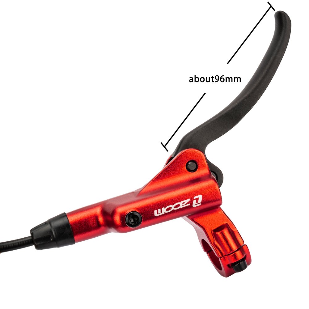 ZOOM HB876 MTB 4 Piston Hydraulic Disc Brake 800mm/1400mm Mountain Bike Bicycle Oil Brake Split Brake Tube