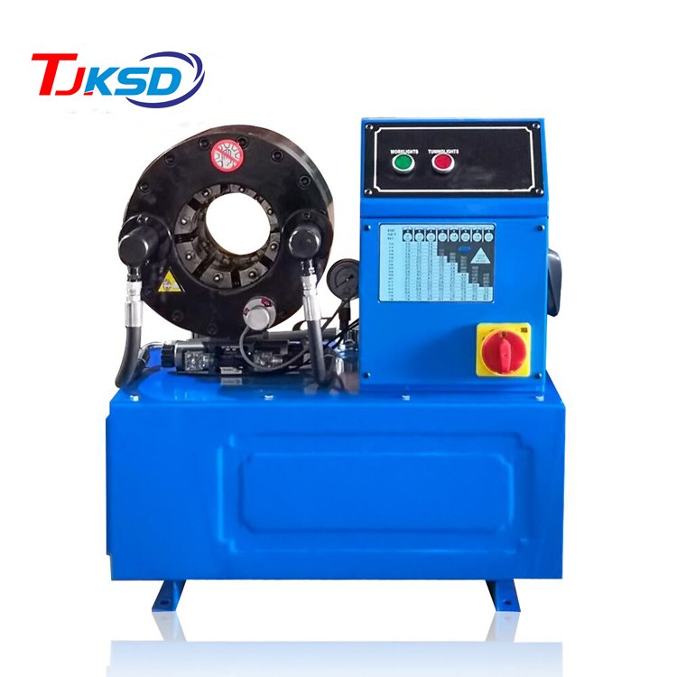 Low Price 1/4-2" 6-51mm 3KW P20 Hydraulic Hose Press Hydraulic Hose Crimping Machine for Repair Shop