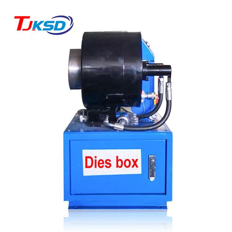Low Price 1/4-2" 6-51mm 3KW P20 Hydraulic Hose Press Hydraulic Hose Crimping Machine for Repair Shop