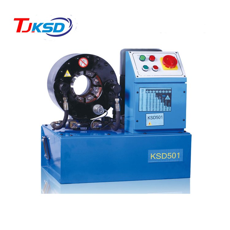 Low Price 1/4-2" 6-51mm 3KW P20 Hydraulic Hose Press Hydraulic Hose Crimping Machine for Repair Shop