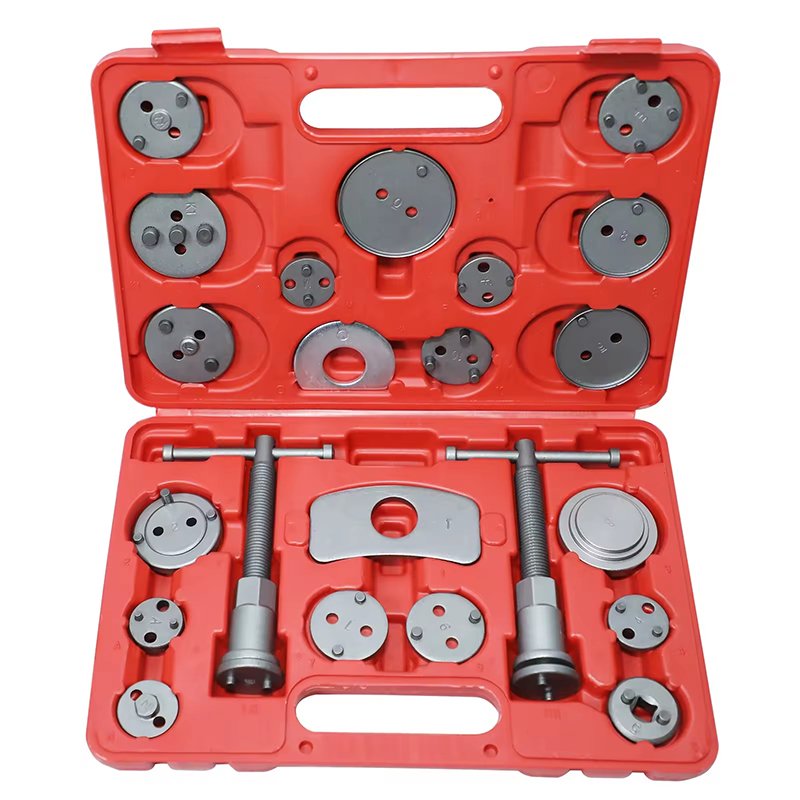 Disc Brake Wheel Cylinder Adjustment Group Disc Brake Piston Caliper Wind Back Tool Kit with Car Brake Pads