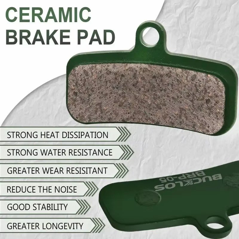 BUCKLOS Bike Disc Brake Pads for D03S D01S 4 Piston Brake Pad for BR-M8120 M7120 M8020 M820 Hydraulic Ceramic Bicycle Brake Pads