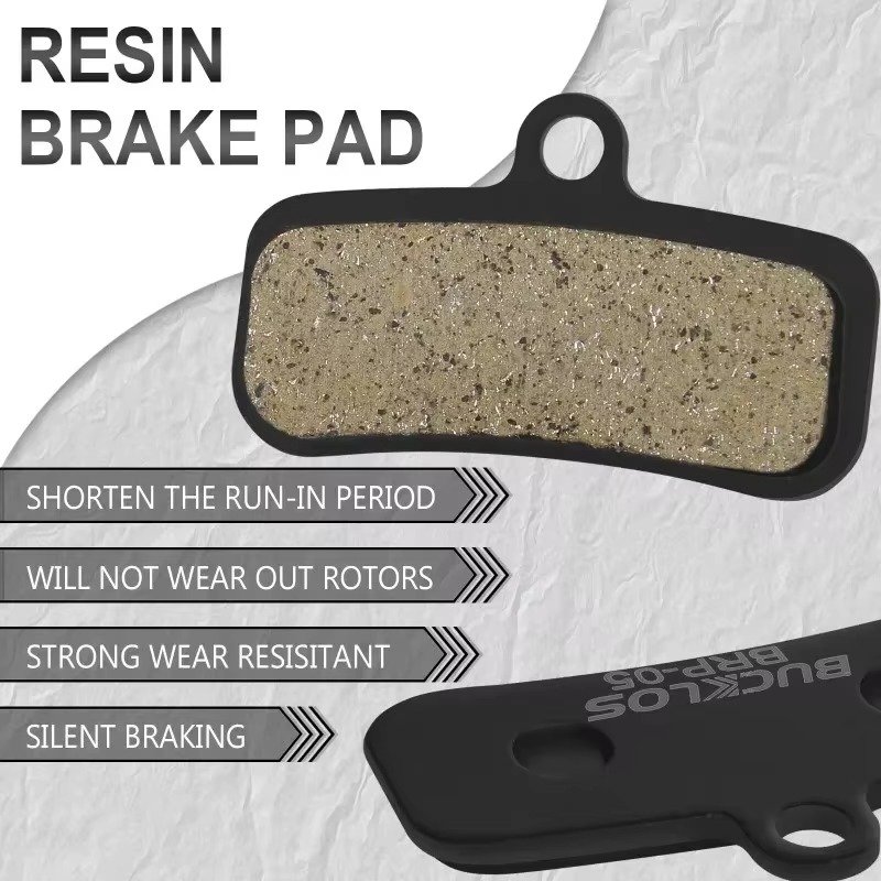 BUCKLOS Bike Disc Brake Pads for D03S D01S 4 Piston Brake Pad for BR-M8120 M7120 M8020 M820 Hydraulic Ceramic Bicycle Brake Pads