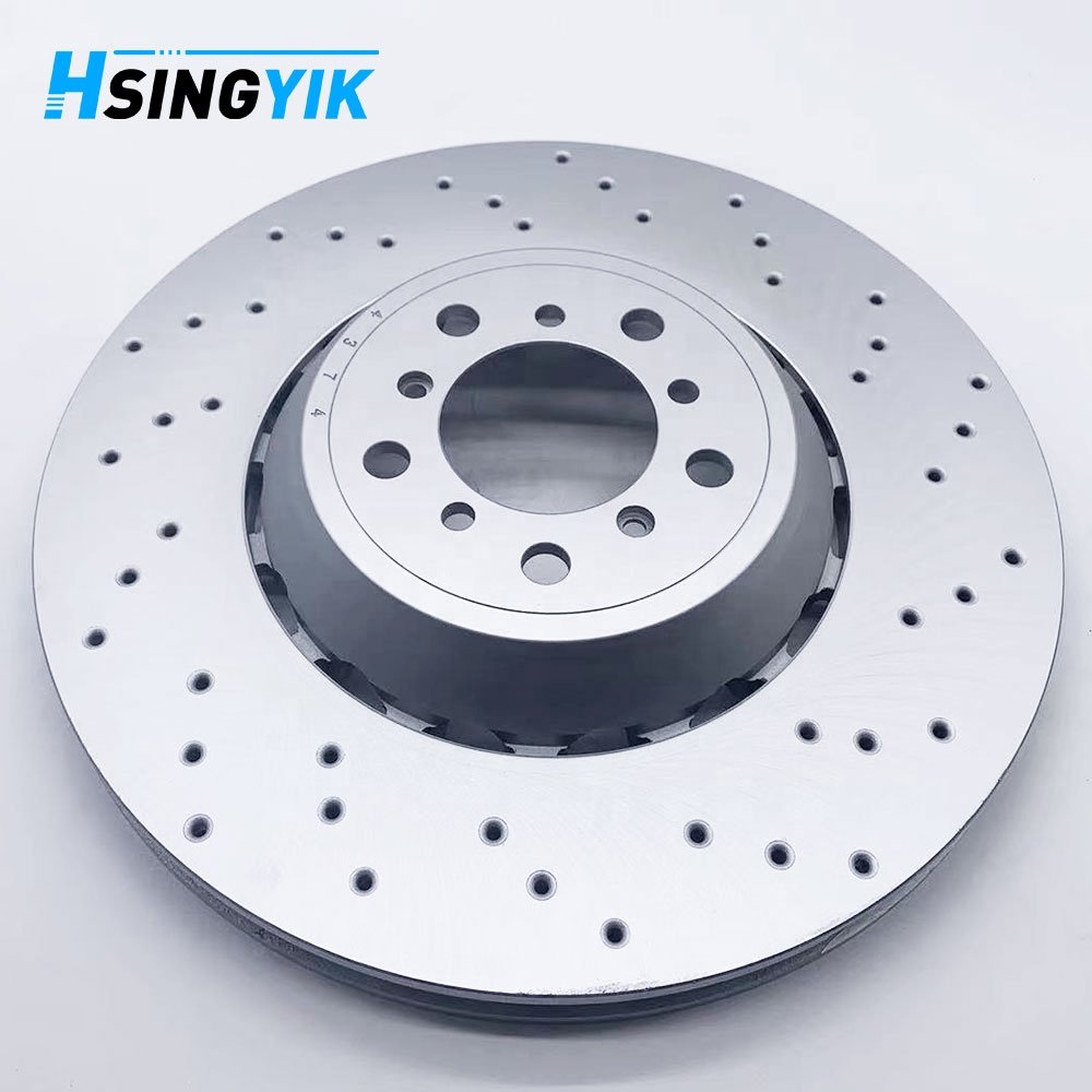 Hsingyik 395X36 Ventilated Perforated Slotted Front Brake Disc for BMW F85 X5 M F86 X6M 34112284901 34112284902