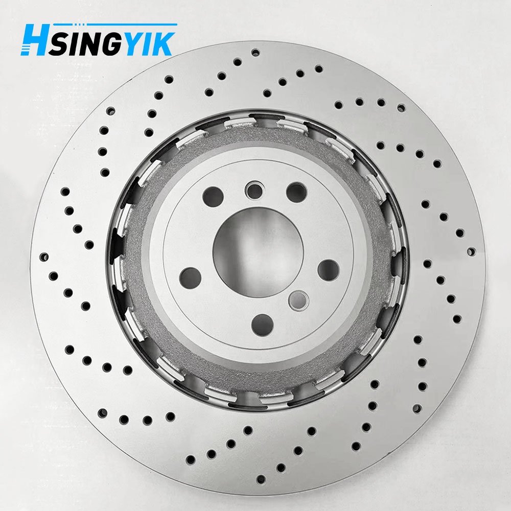 Hsingyik 395X36 Ventilated Perforated Slotted Front Brake Disc for BMW F85 X5 M F86 X6M 34112284901 34112284902