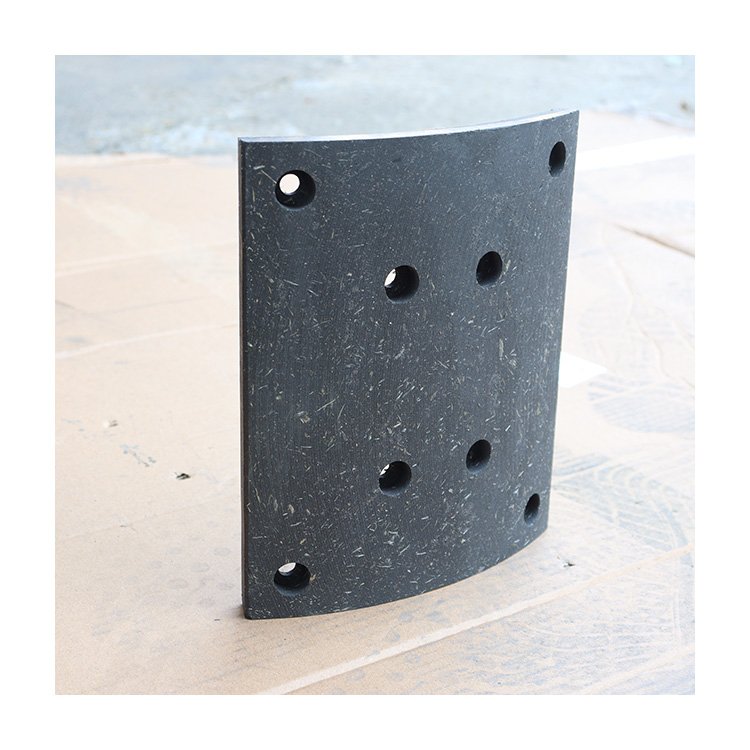 High Quality Asbestos Free China Truck Brake Lining Moulded Brake Shoes Lining