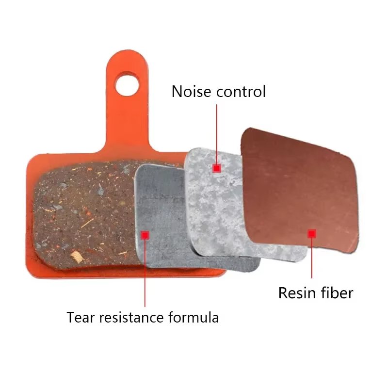 Bicycle Disc Brake Rotor Braking Pads for M315 M375 M445 Mt200 Mountain Road MTB Bike Resin Brake Pads