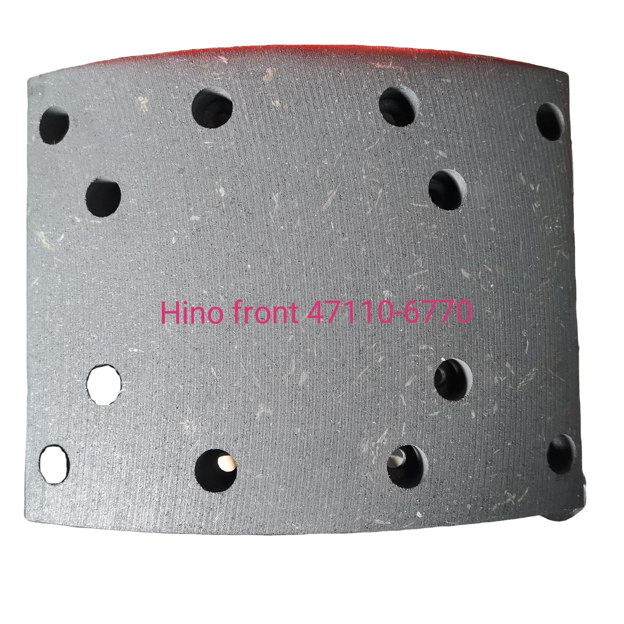 Hino 500 NEW GEN Truck Brake Shoe Lining 04477-JAE60 Matching Brake Linings