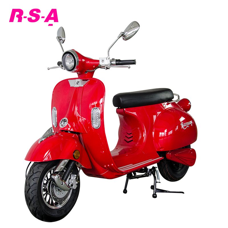 EU Warehouse Classic Retro Electric Motorcycles 60V 2000W Electric Scooters Vespa with Dual Removable Lithium Batteries