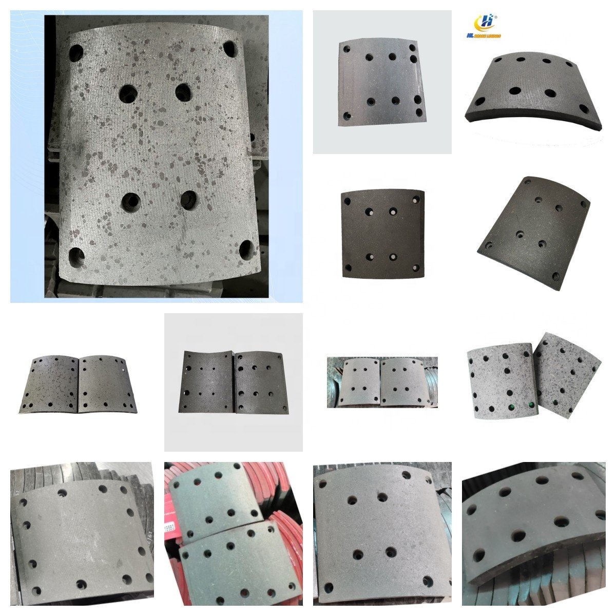 Auto Truck Brake System Truck Brake Lining for Factory Supply Customized Trailer Truck Brake Shoe Linings 4515/4707/4709