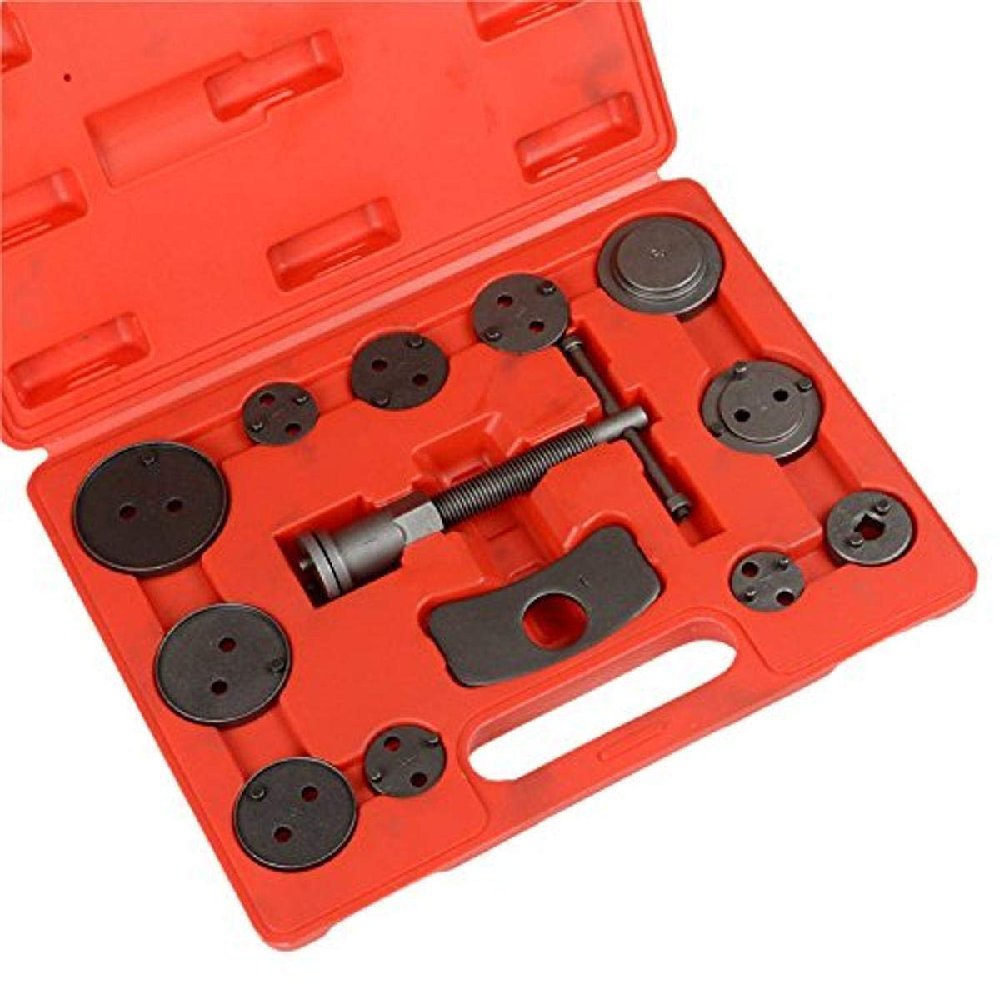13 Pcs Disc Brake Caliper Piston Compressor Wind Back Rewind Tool Kit